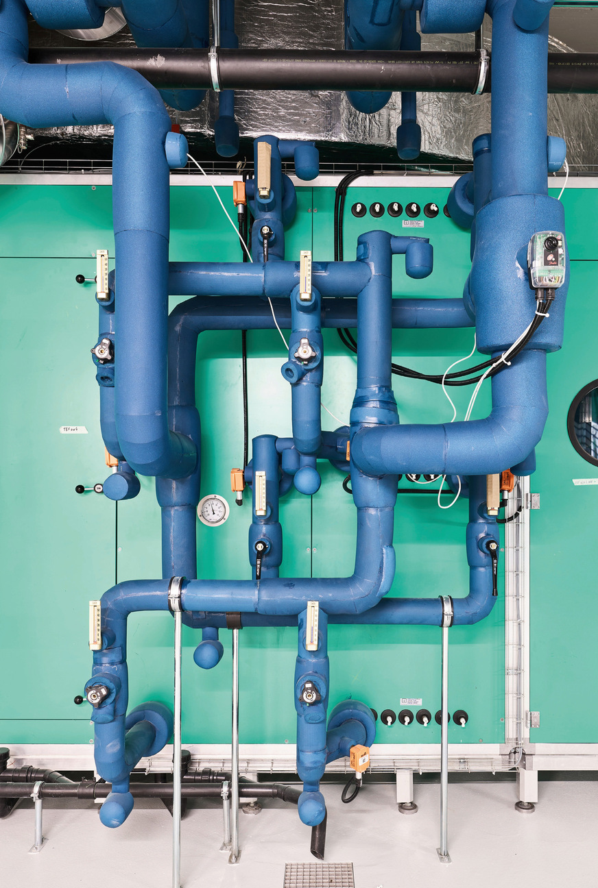 Alle kältetechnischen&nbsp;Anlagenteile wurden mit&nbsp;dem raucharmen ArmaFlex&nbsp;Ultima gedämmt.