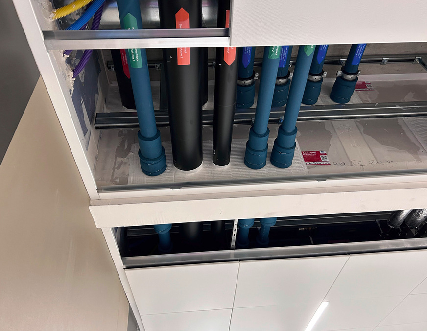 Der flexible technische Dämmstoff ArmaFlex Ultima erfüllt die Brandklasse BL-s1,d0.