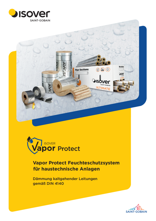 Alle Informationen rund um das Vapor Protect Feuchteschutzsystem inklusive Montagehinweise hat Isover in einer Broschüre zusammengestellt, die ab sofort kostenfrei zum Download bereitsteht.