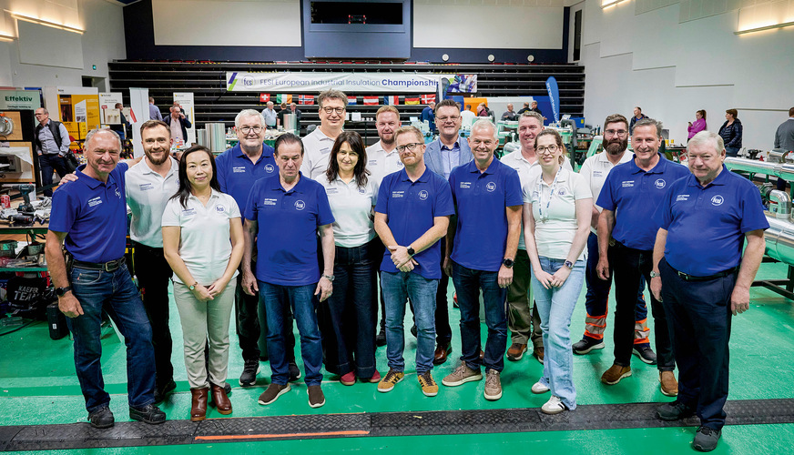 Ohne Orga kein Wettbewerb: Ein Teil des Organisationsteams und der Jury der FESI European Industrial Insulation Championship 2025.