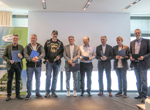 Ehrungen für langjährige Branchenmitglieder.