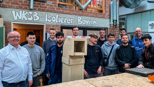 Schulungstag mit Herrn Baldsti von Thermax mit einem selbstständigen Lüftungskanal.