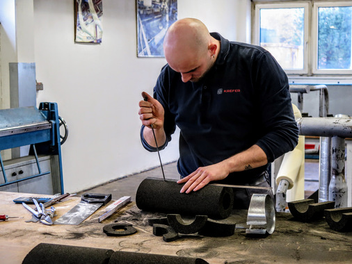 Der Wettbewerb macht sichtbar, wie breit das Spektrum des Ausbildungsberufs Industrie-Isolierer ist.