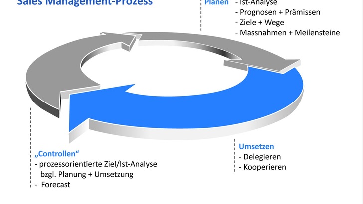 Abb. 2: Der Sales Management-Prozess. - © Peter Schreiber &amp; Partner