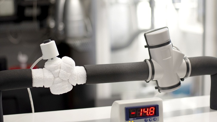 GWK Kuhlmann präsentierte auf der SHK Essen 2022 neben bewährten Produkten eine neue Kältedämmung. - © GWK Kuhlmann GmbH