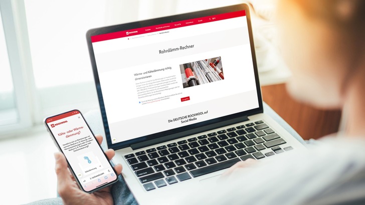 Rohrdämm-Rechner - © DEUTSCHE ROCKWOOL GmbH & Co. KG