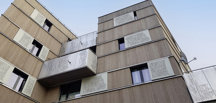 Das „Holzhaus Z8“: Holzbau ist, wie dieses Objekt in Leipzig, besonders nachhaltig. Mittlerweile sind solche Objekte bis GK 5 politisch gewollt.