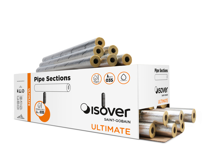 Der Bereich Technische Isolierung von Isover führt für seine Ultimate Rohrschalen eine neue, klimafreundliche Verpackung ein.