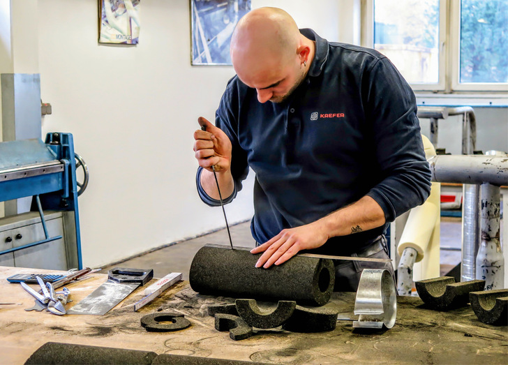 Der Wettbewerb macht sichtbar, wie breit das Spektrum des Ausbildungsberufs Industrie-Isolierer ist.