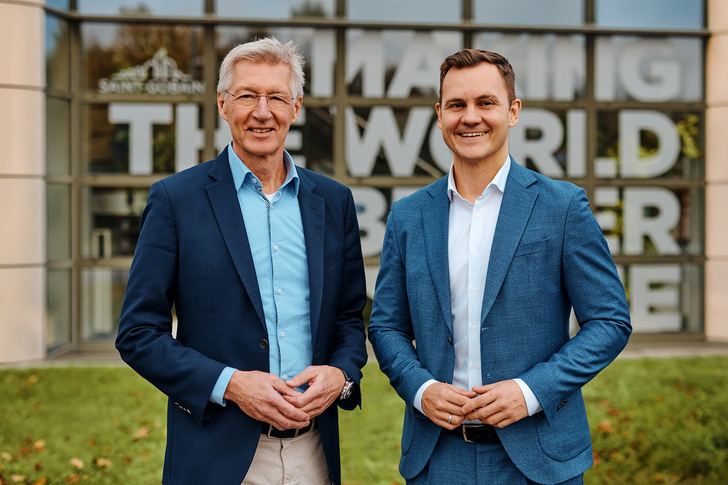 Führungswechsel: Raimund Heinl (li.) und Christian Bako