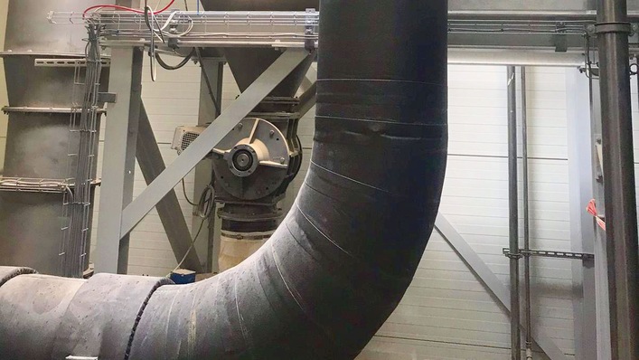 Mit KKplus s1 gedämmte Rohrleitung