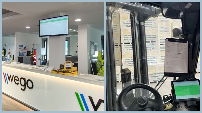 Die X-Press Abholung bei wego und vti funktioniert auf Basis digitaler Kommunikation zwischen Innendienst, Lager und Kunde. Beim Betreten des Abholbüros erkennt der Kunde den Status seiner Bestellung.