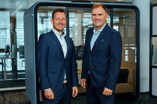 Neues Führungsteam bei Isover und Rigips: Danijel Lučić (re.) und Michael Dawir (li.)